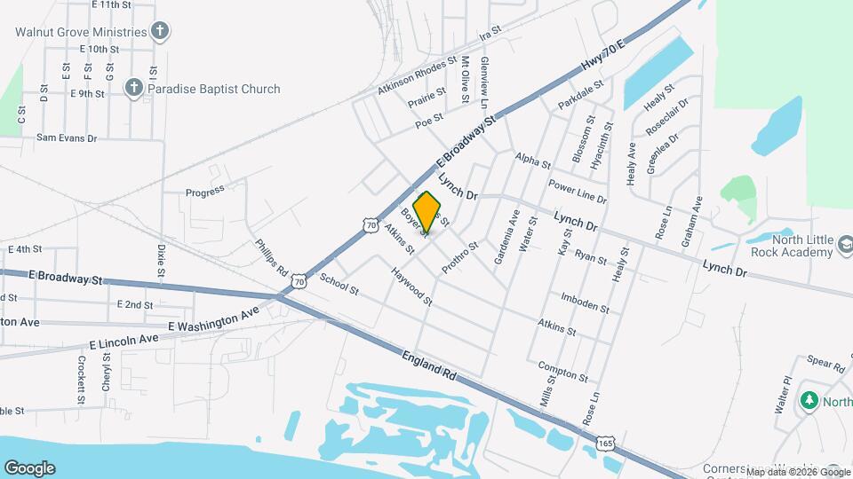 4514 Boyer St Map and Location Details