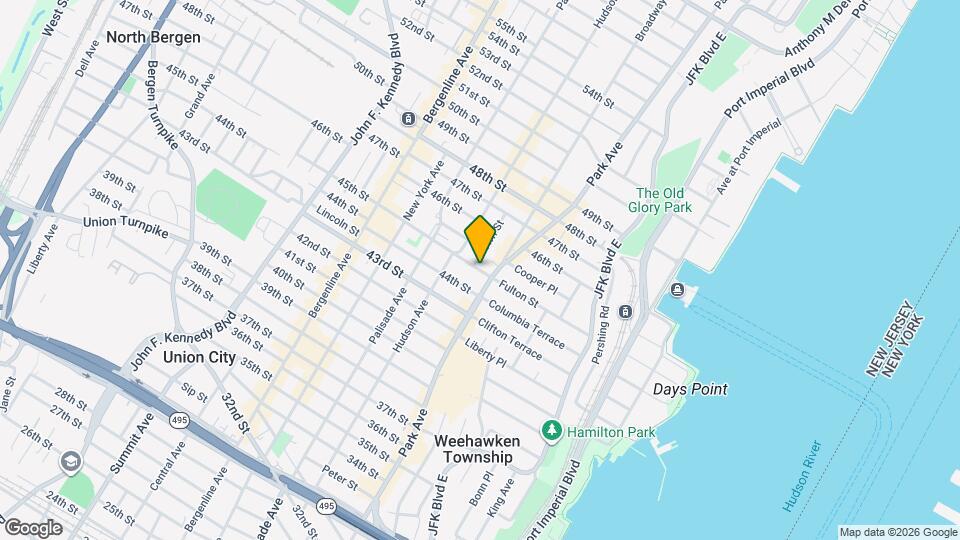 4508 Brown St Map and Location Details