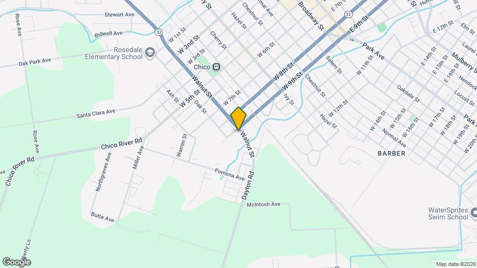 904 Walnut St Map and Location Details