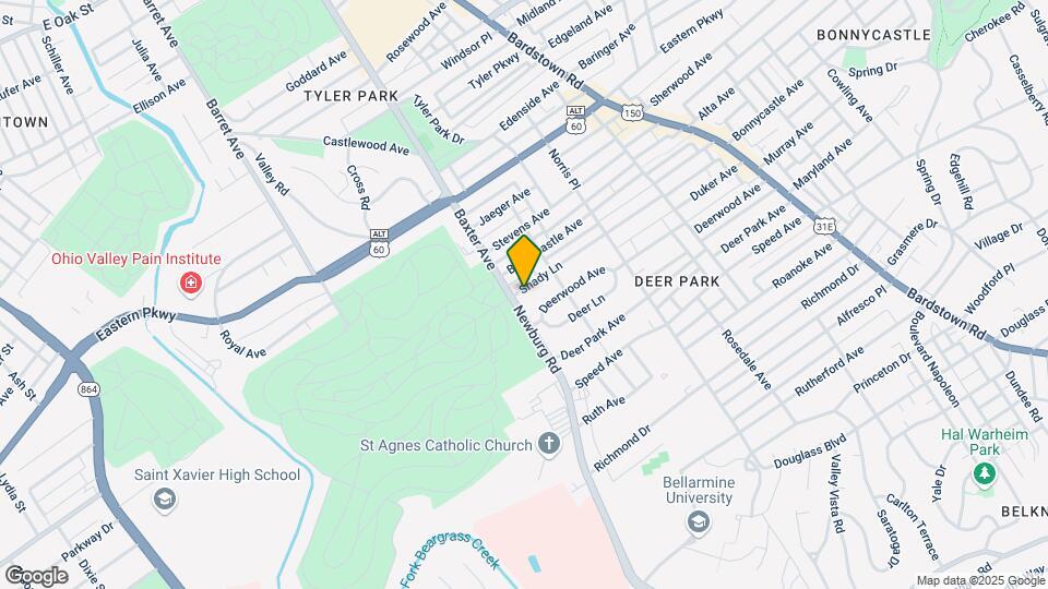 1608 Shady Ln Mapa y Detalles de la Ubicación