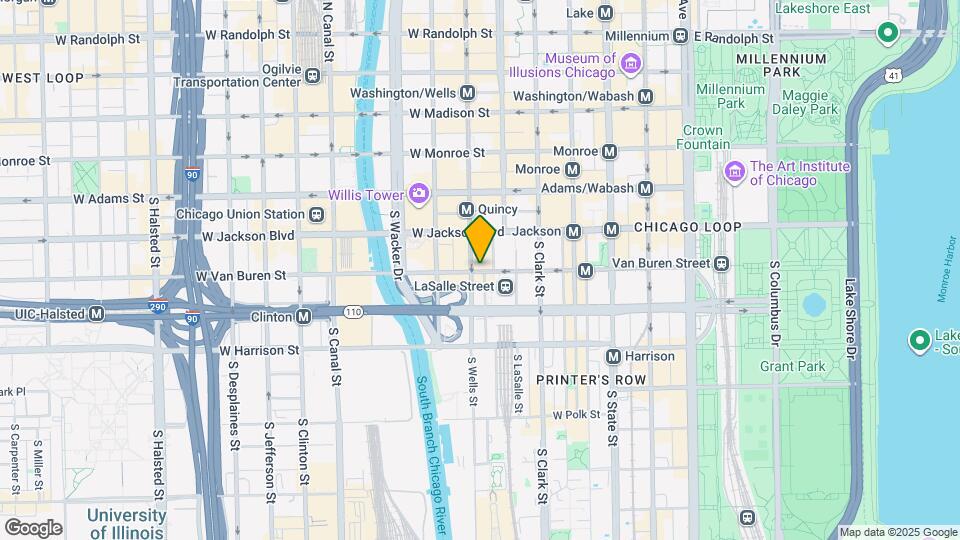 178 W Van Buren St Map and Location Details