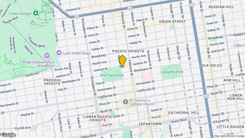 2420 Steiner St Map and Location Details