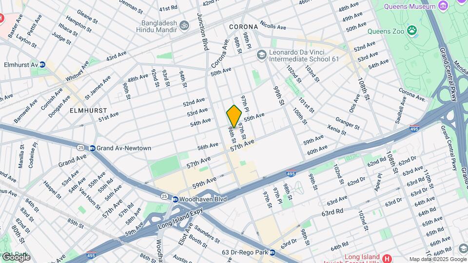 55-15 96th St-Unit -1 Map and Location Details
