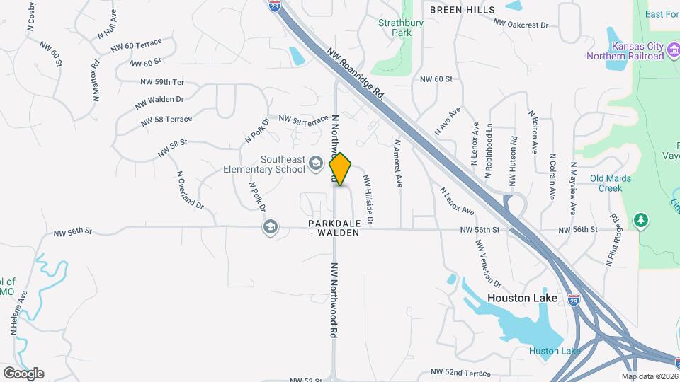 5621 N Northwood Terrace Map and Location Details