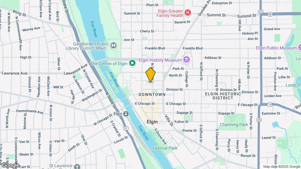 114 N Spring St Map and Location Details