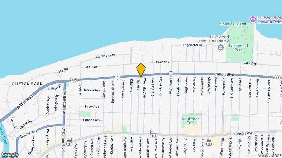 16315 Clifton Blvd Map and Location Details