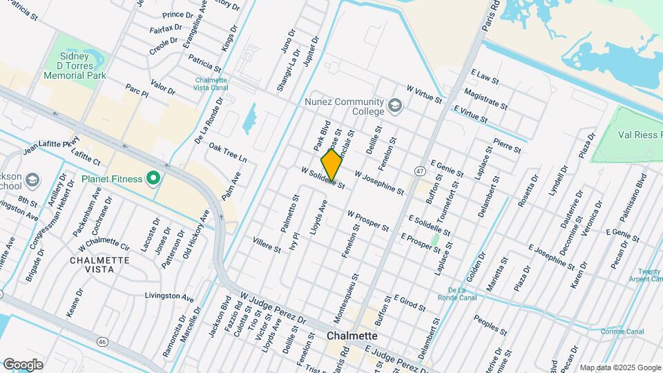 428 W Solidelle St, Unit B Map and Location Details