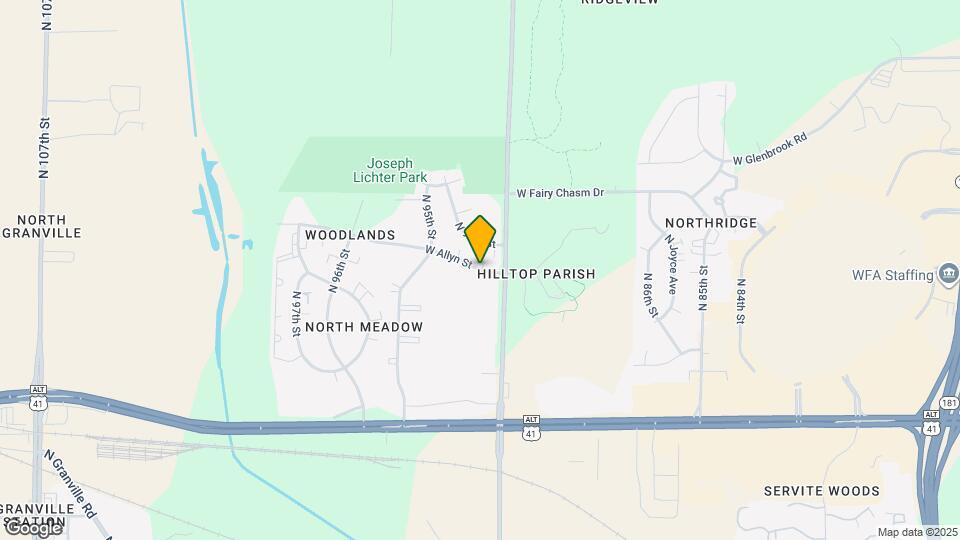 9221 W Allyn St Map and Location Details