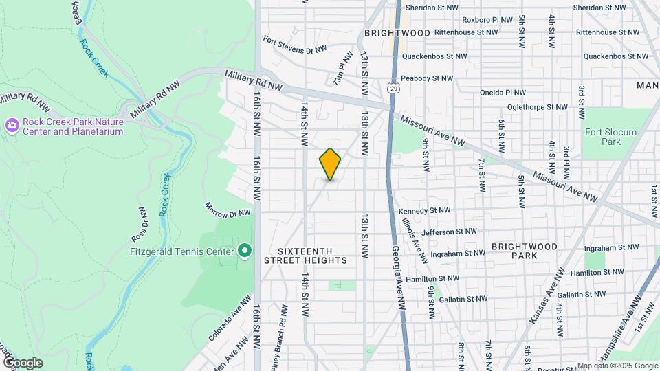 5601 Colorado Ave NW Mapa y Detalles de la Ubicación