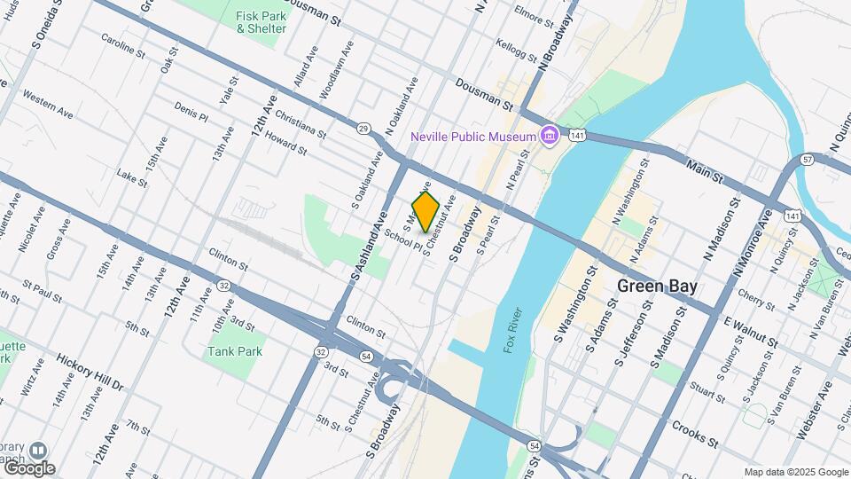 228 S Chestnut Ave Map and Location Details