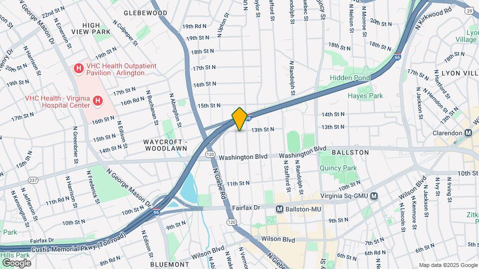 1243 N Vermont St Map and Location Details