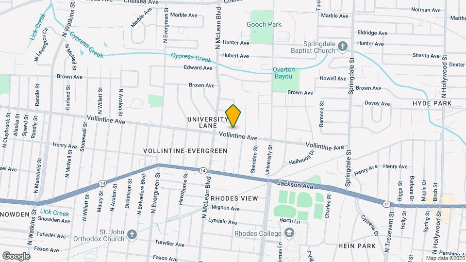 1898 Vollintine Ave Map and Location Details