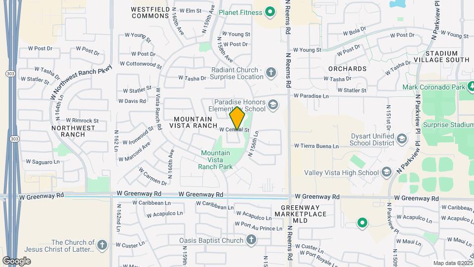 16146 N 157th Dr Map and Location Details