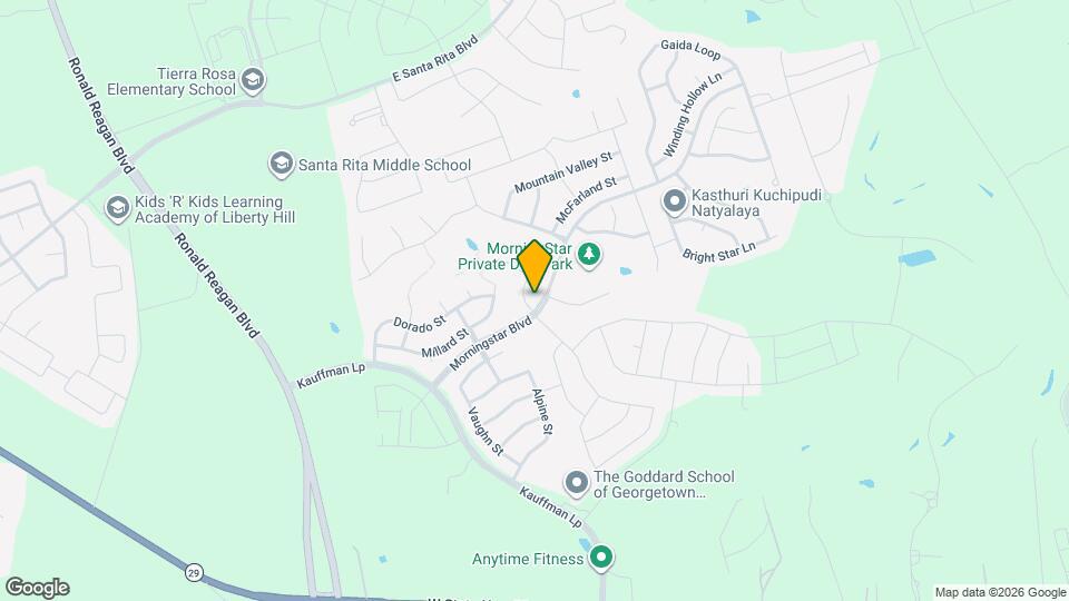 104 Creek Point Dr Map and Location Details