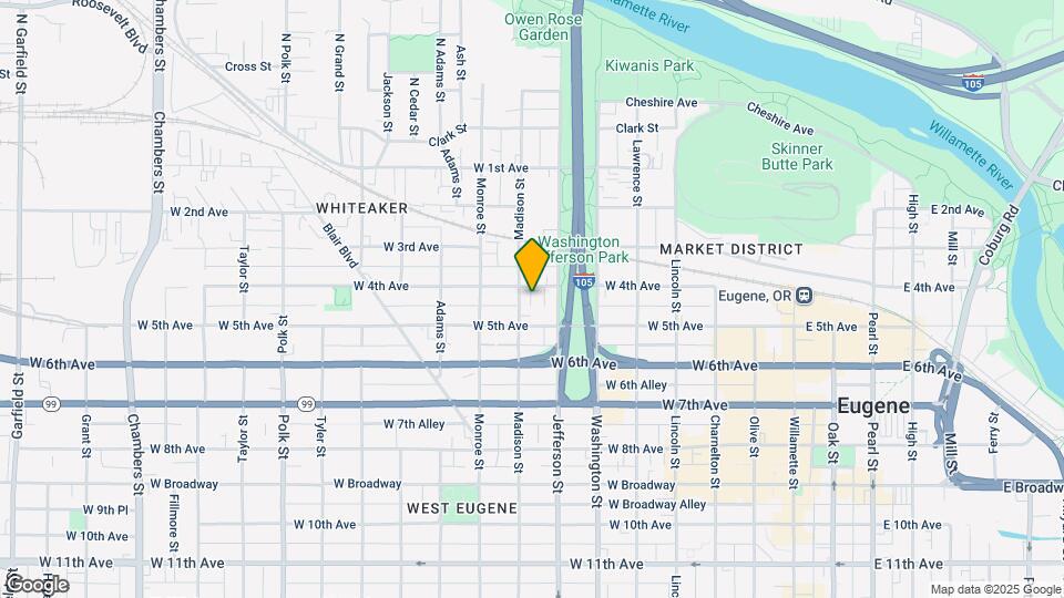 672 W 4th Ave Map and Location Details
