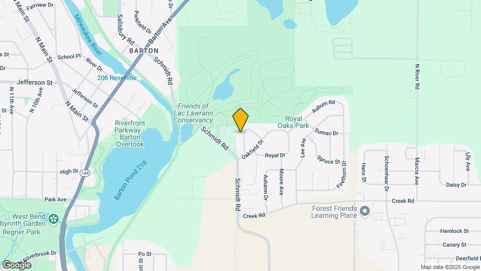 1336 Sunnydale Cir Map and Location Details