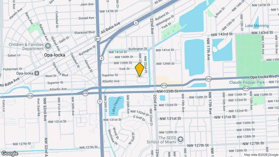 2290 NW 136th Terrace Mapa y Detalles de la Ubicación