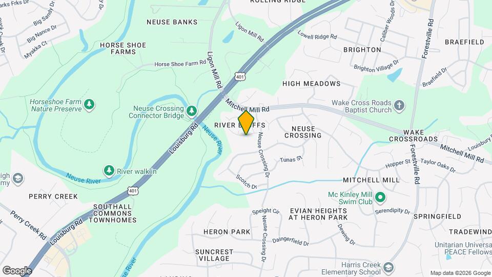 3340 Forest Mill Cir Mapa y Detalles de la Ubicación