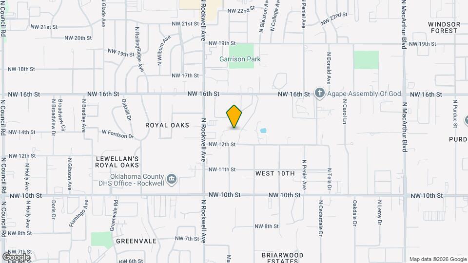 6916 NW 13th St Map and Location Details