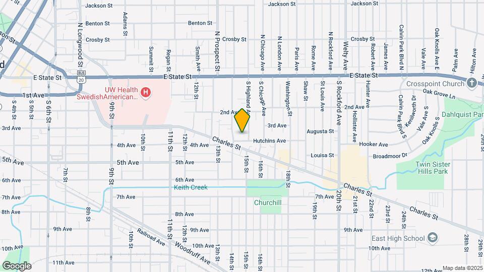 1814 Hutchins Ave Map and Location Details