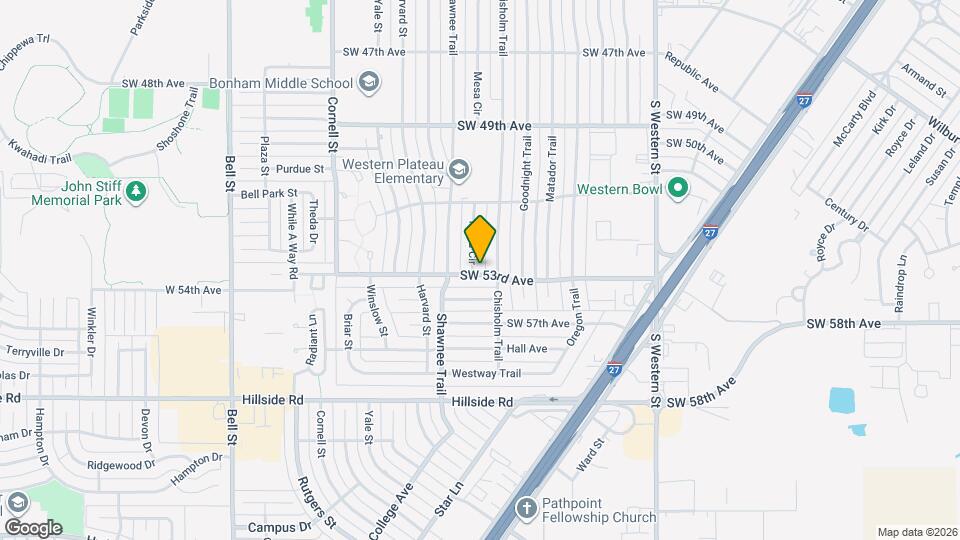 5123 Mesa Cir Map and Location Details