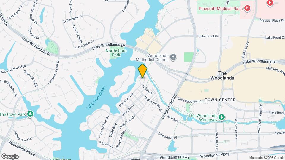 Timberloch Manor at East Shore Map and Location Details