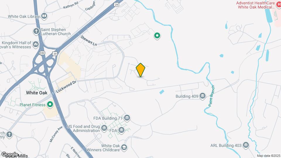 1621 Whitehall Dr Map and Location Details