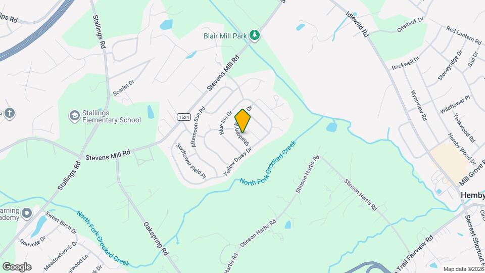 3215 Shadowy Retreat Dr Map and Location Details