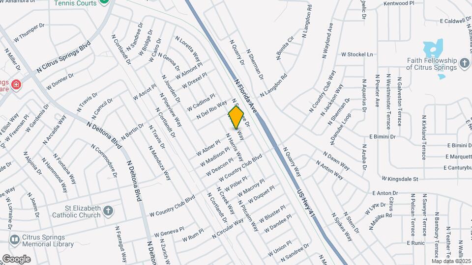 9298 N Akola Way Map and Location Details