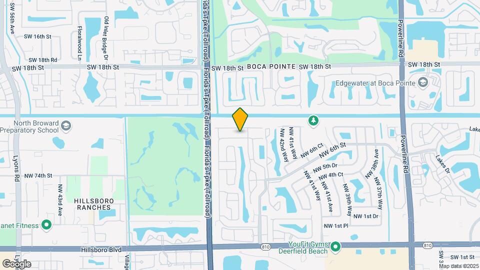 4645 NW 7th St Map and Location Details