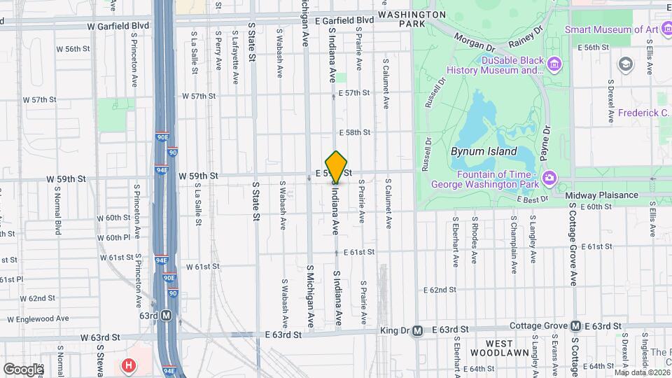 5905 S Indiana Ave Map and Location Details