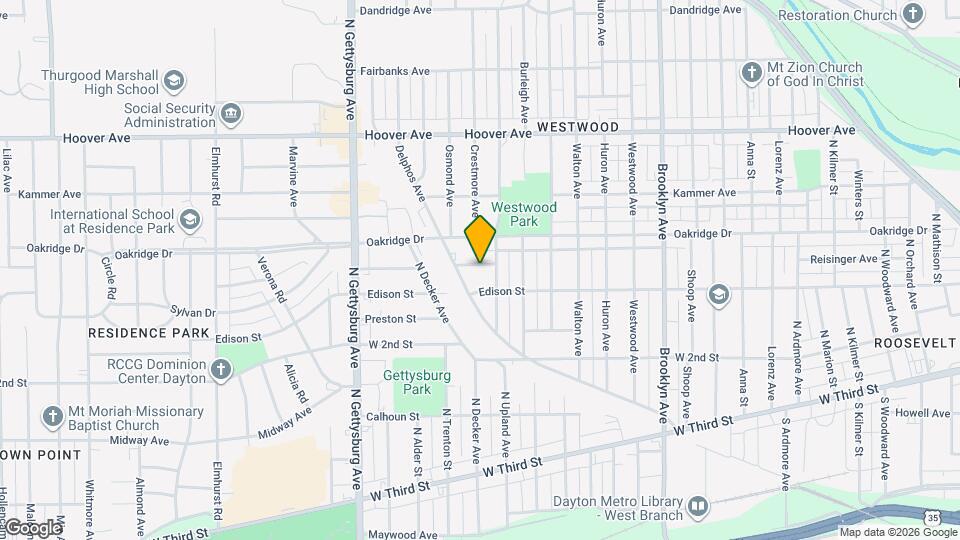 2712 Melbourne Ave Mapa y Detalles de la Ubicación