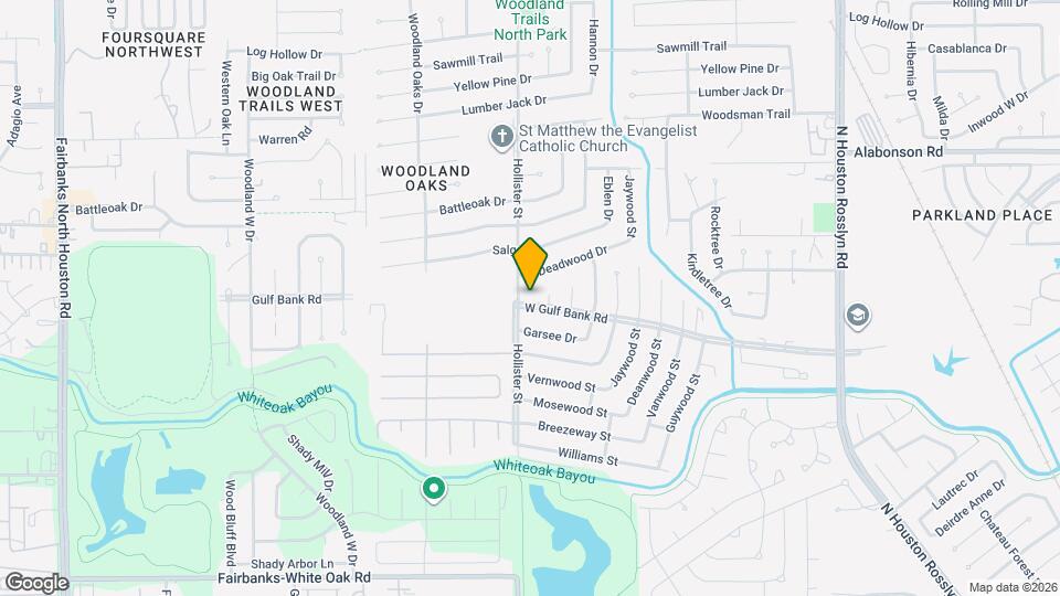 7726 W Gulf Bank Rd Map and Location Details