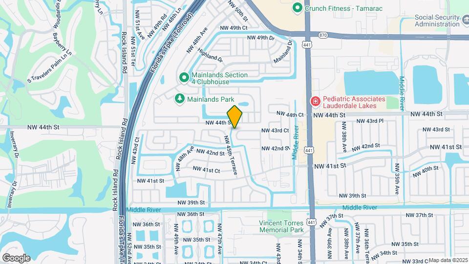 4373 NW 45th Ave Map and Location Details