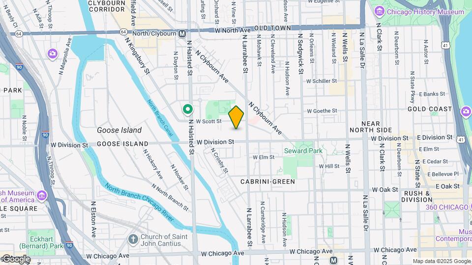 1200 N Larrabee St, Unit 1 Mapa y Detalles de la Ubicación