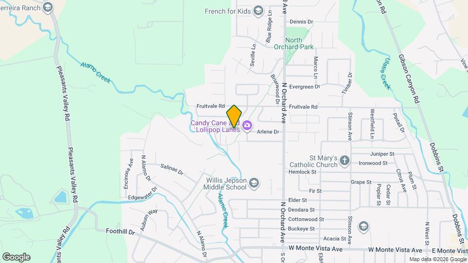 591 Arlene Dr Mapa y Detalles de la Ubicación