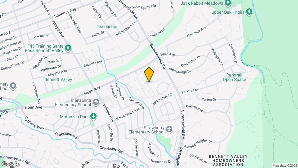 2314 Sierra Creek Cir Map and Location Details