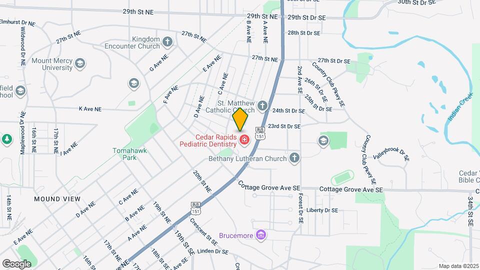 2222 1st Ave NE Map and Location Details