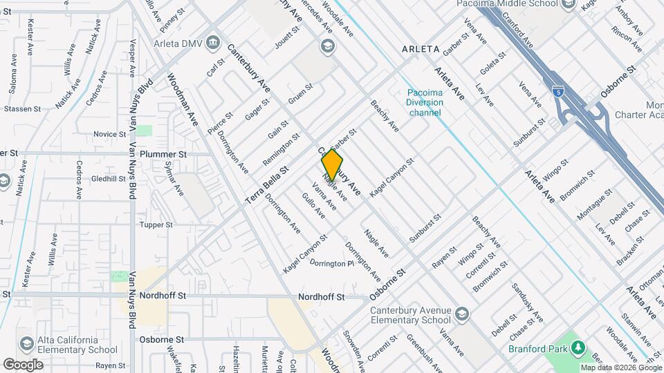 9431 Nagle Ave Mapa y Detalles de la Ubicación