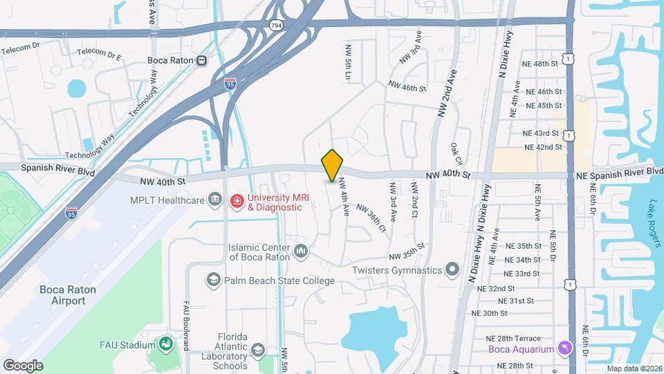 3910 NW 4th Ct Map and Location Details