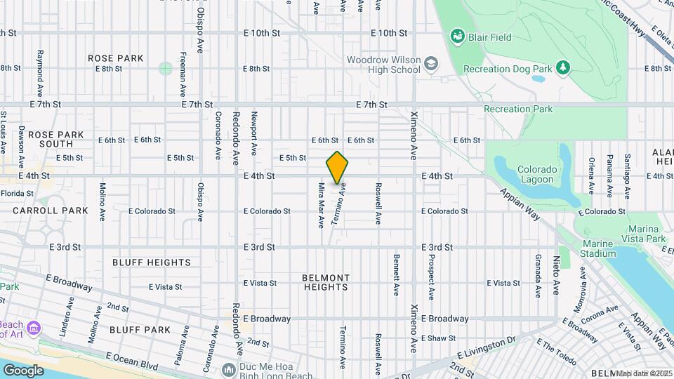 379 Termino Ave. Mapa y Detalles de la Ubicación