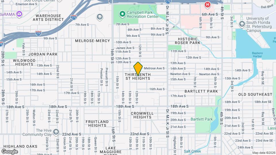 1428 12th St S Map and Location Details