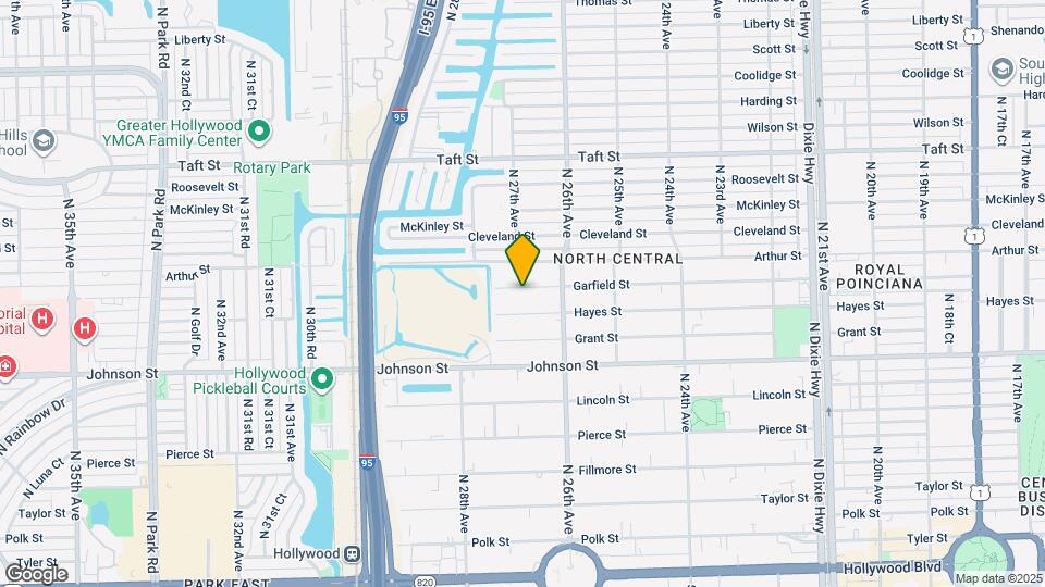 2640 Garfield St Map and Location Details