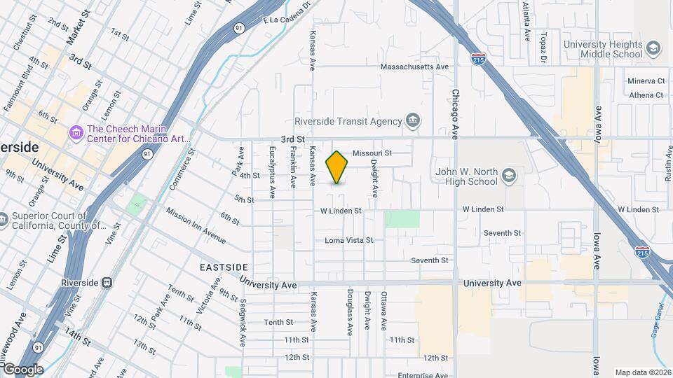 2036 Patterson St Map and Location Details