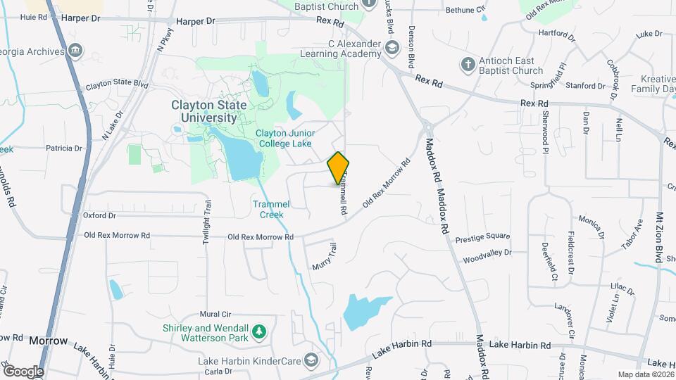 6013 Trammell Rd Map and Location Details