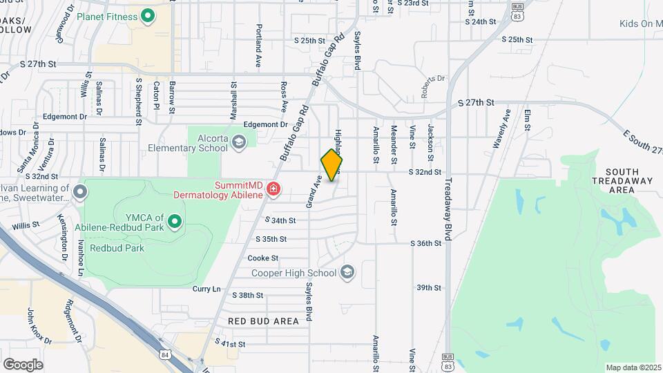 3256 Highland Ave Map and Location Details