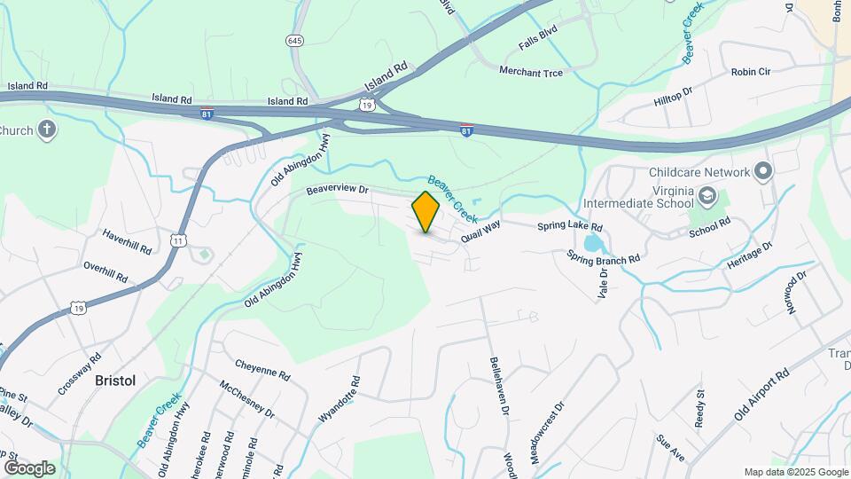 343 Beaverview Dr Map and Location Details