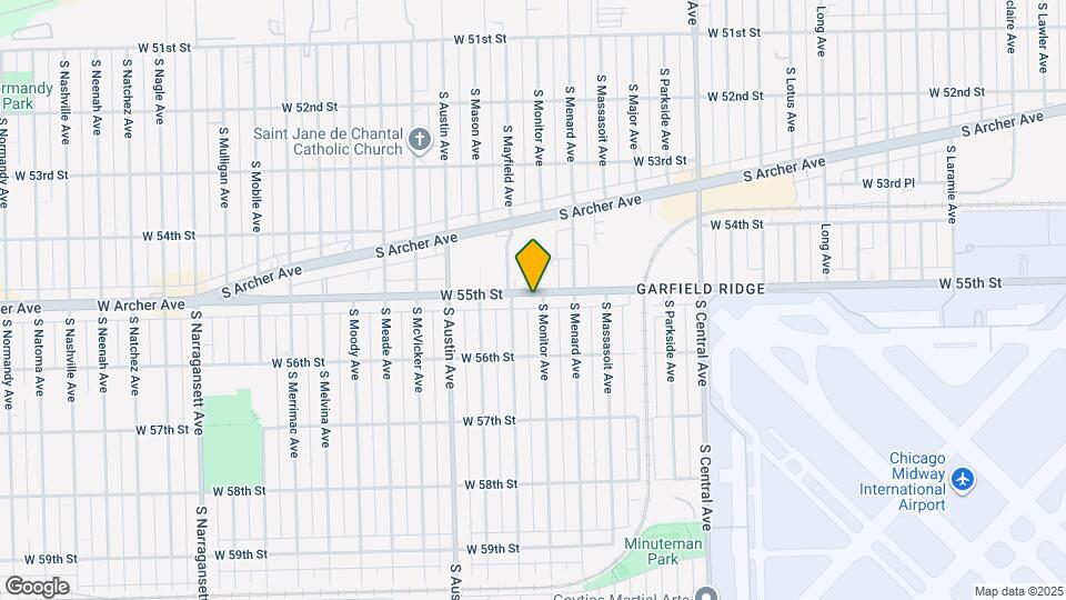 5841 W 55th St Map and Location Details