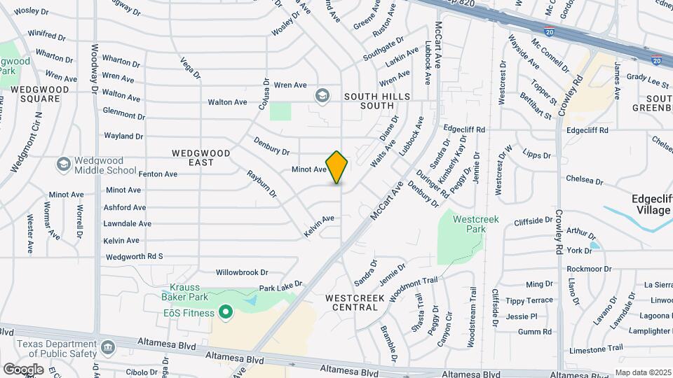 5918 Westcreek Dr Map and Location Details