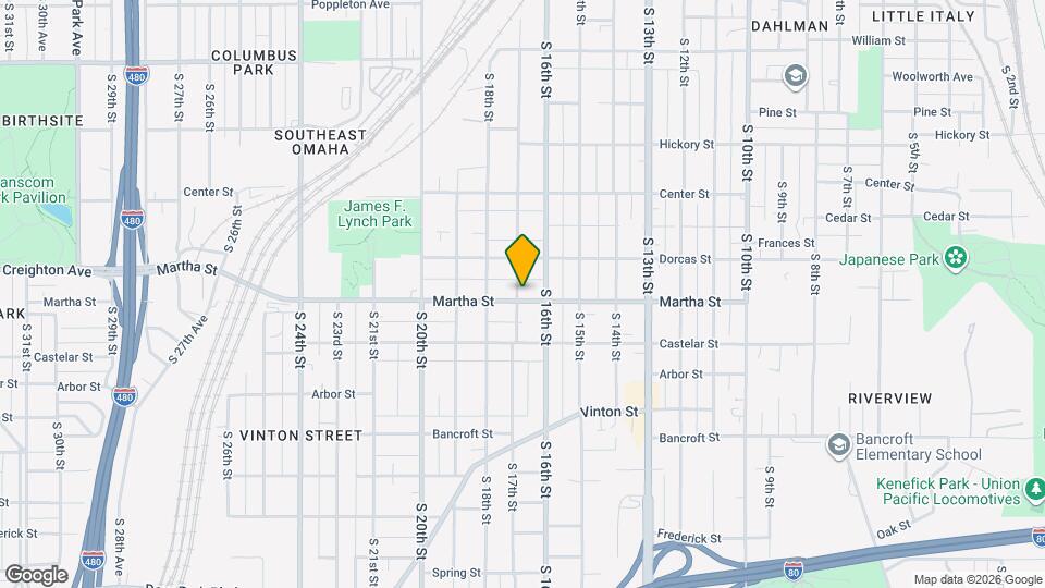 1618 Martha St Map and Location Details